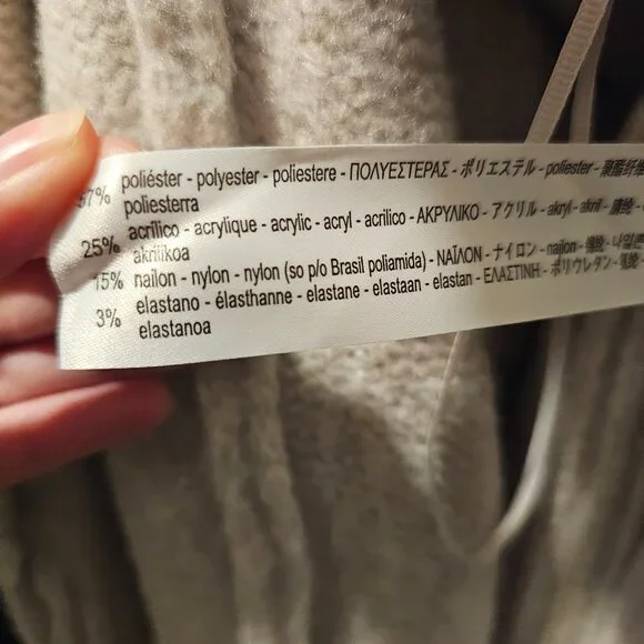 Zara Knit Turtleneck Sweater Women’s S Gray Relaxed Fit - Picture 8 of 8